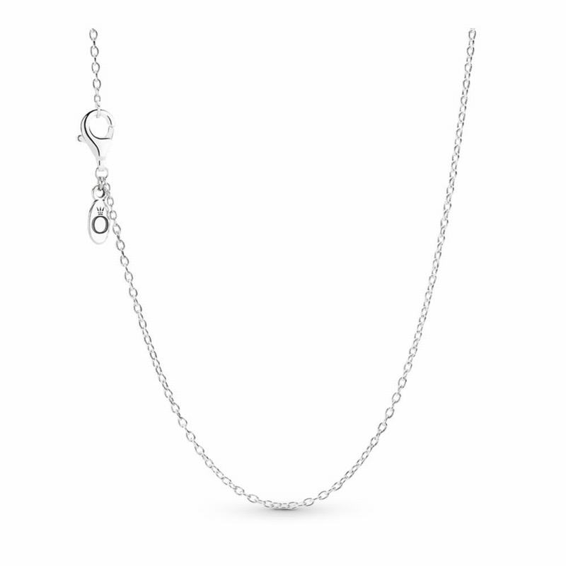 Pandora Classic Cable Chain Necklace - Sterling Silver - Canada | BJ7328ZW